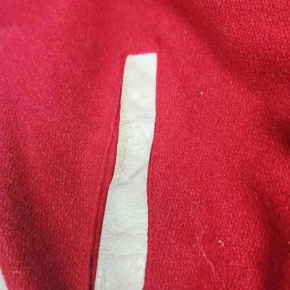 Vintage Louisville Slugger Wool and Leather Varsity Jacket Men’s Size Small - Picture 4 of 9